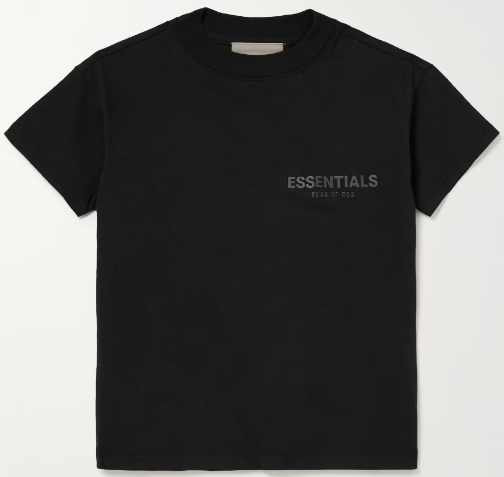 Essentials Fear Of God Black T-Shirt