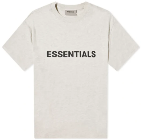 Essentials Fear Of God Oatmeal Grey T-Shirt