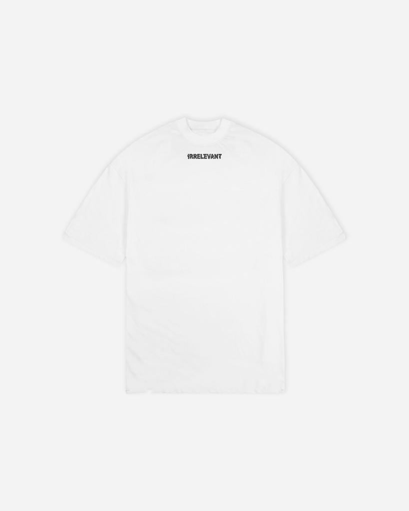 Logo Irrelevant White T-Shirt