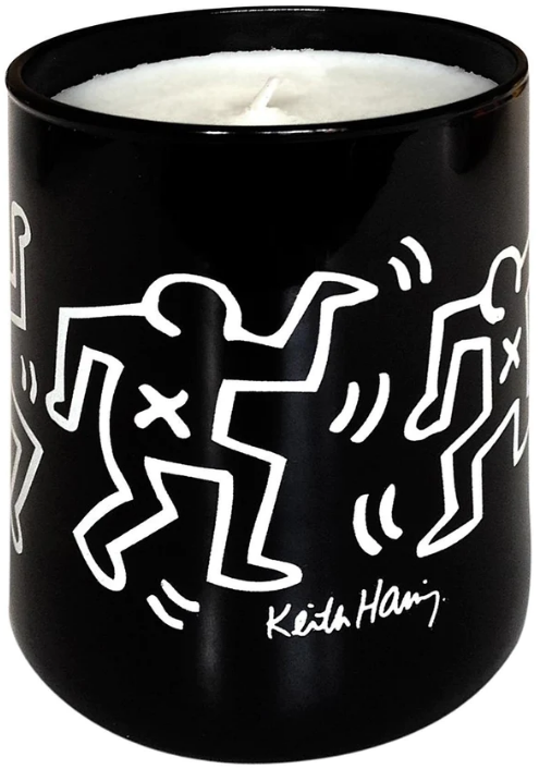 LIGNE BLANCHE Keith HARING ”Black & White” perfumed candle